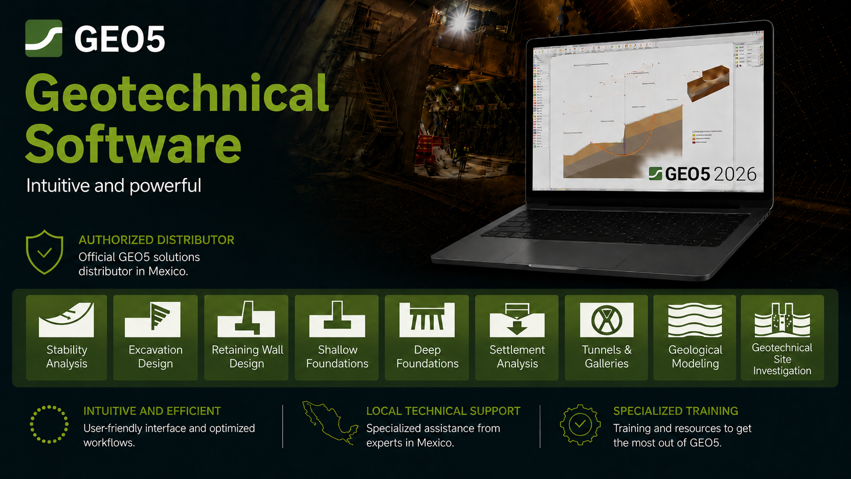 GEO5 software for civil and geotechnical engineering